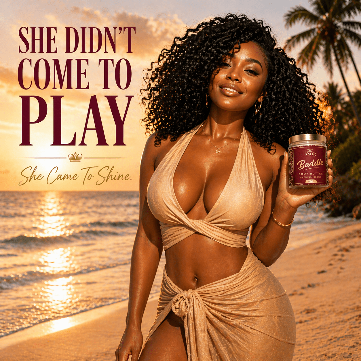 Baddie Body Butter for Women | Luxury Body Butter Moisturizer for Women - KXNG Cosmetics