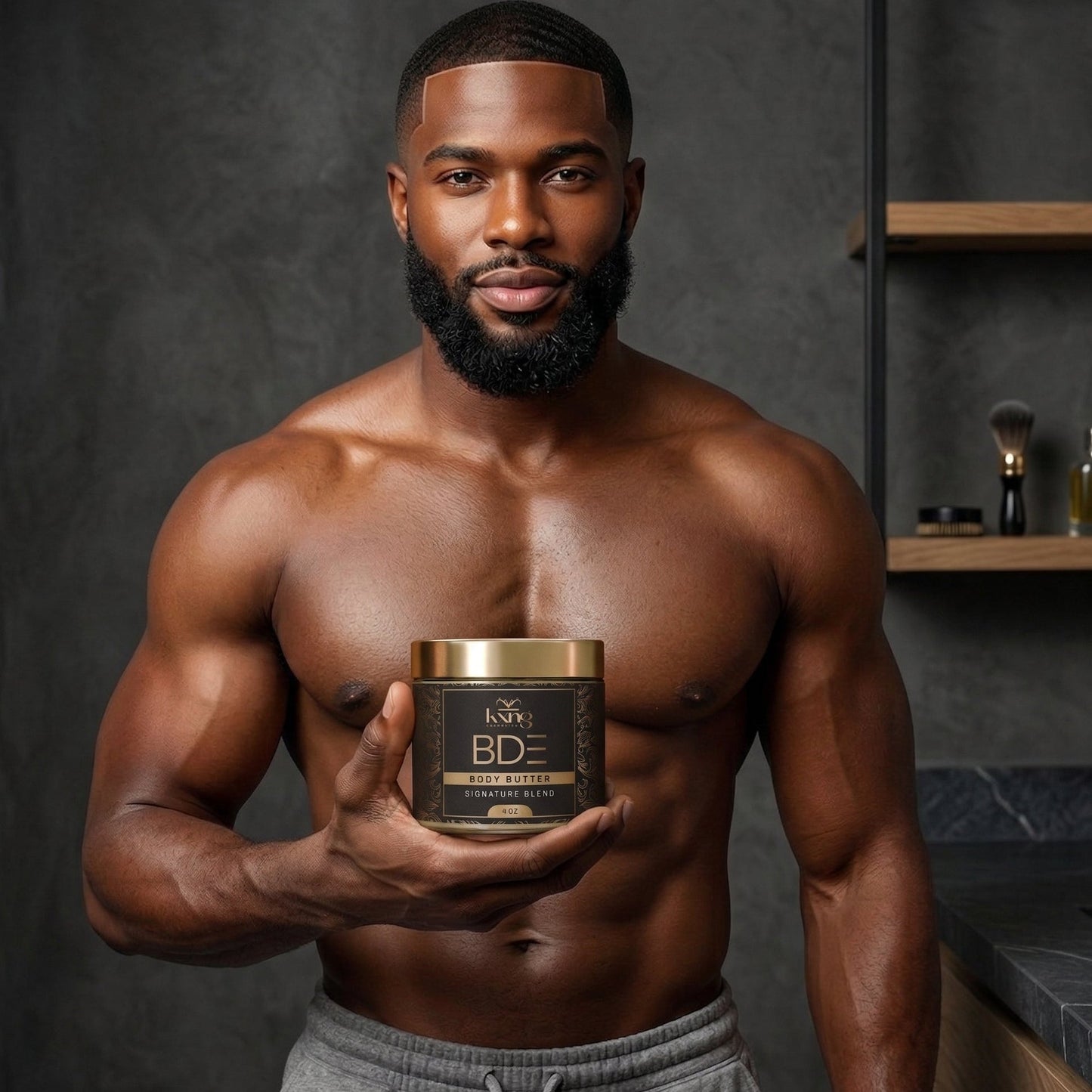 BDE Body Butter for Men | Luxury Shea Moisturizer for Men - KXNG Cosmetics
