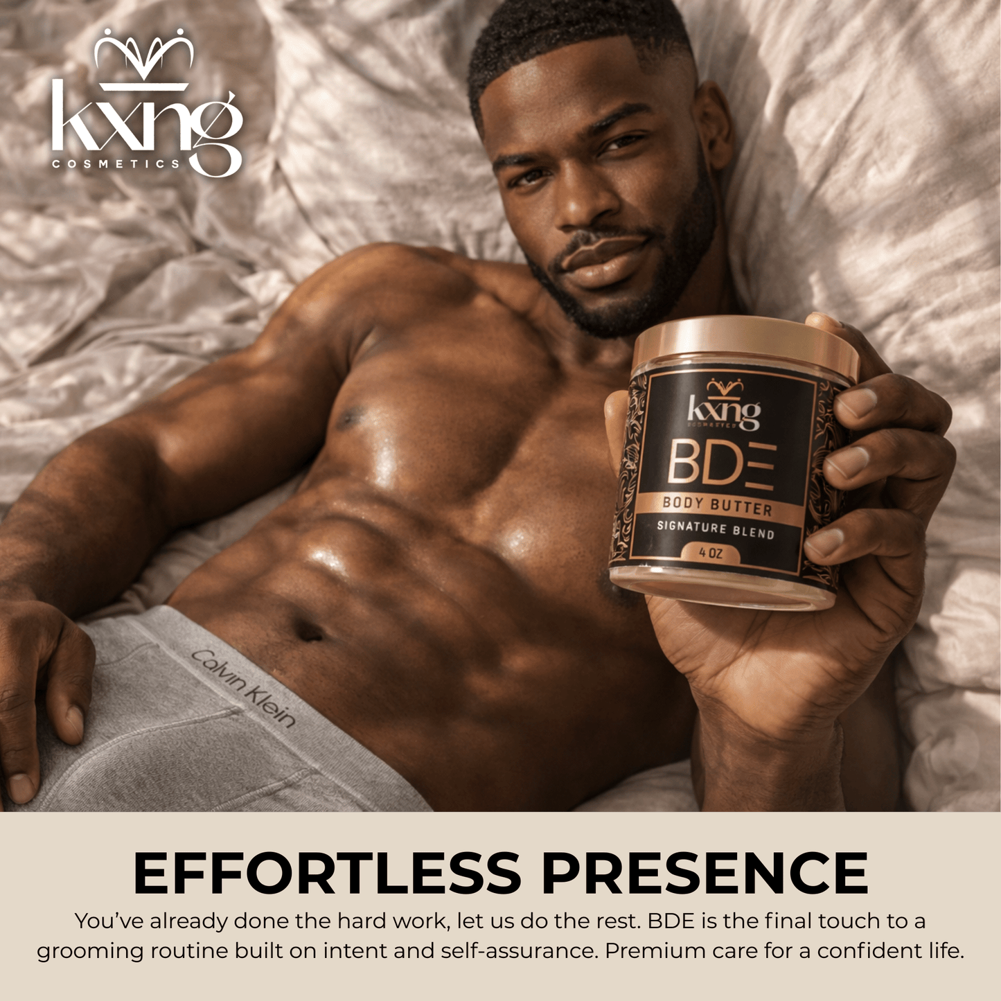 BDE Body Butter for Men | Luxury Shea Moisturizer for Men - KXNG Cosmetics