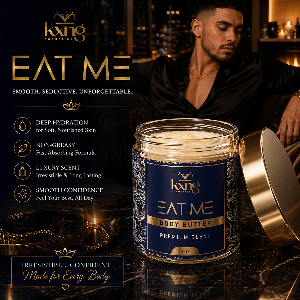 Eat Me Body Butter | Luxury Body Butter Moisturizer - KXNG Cosmetics