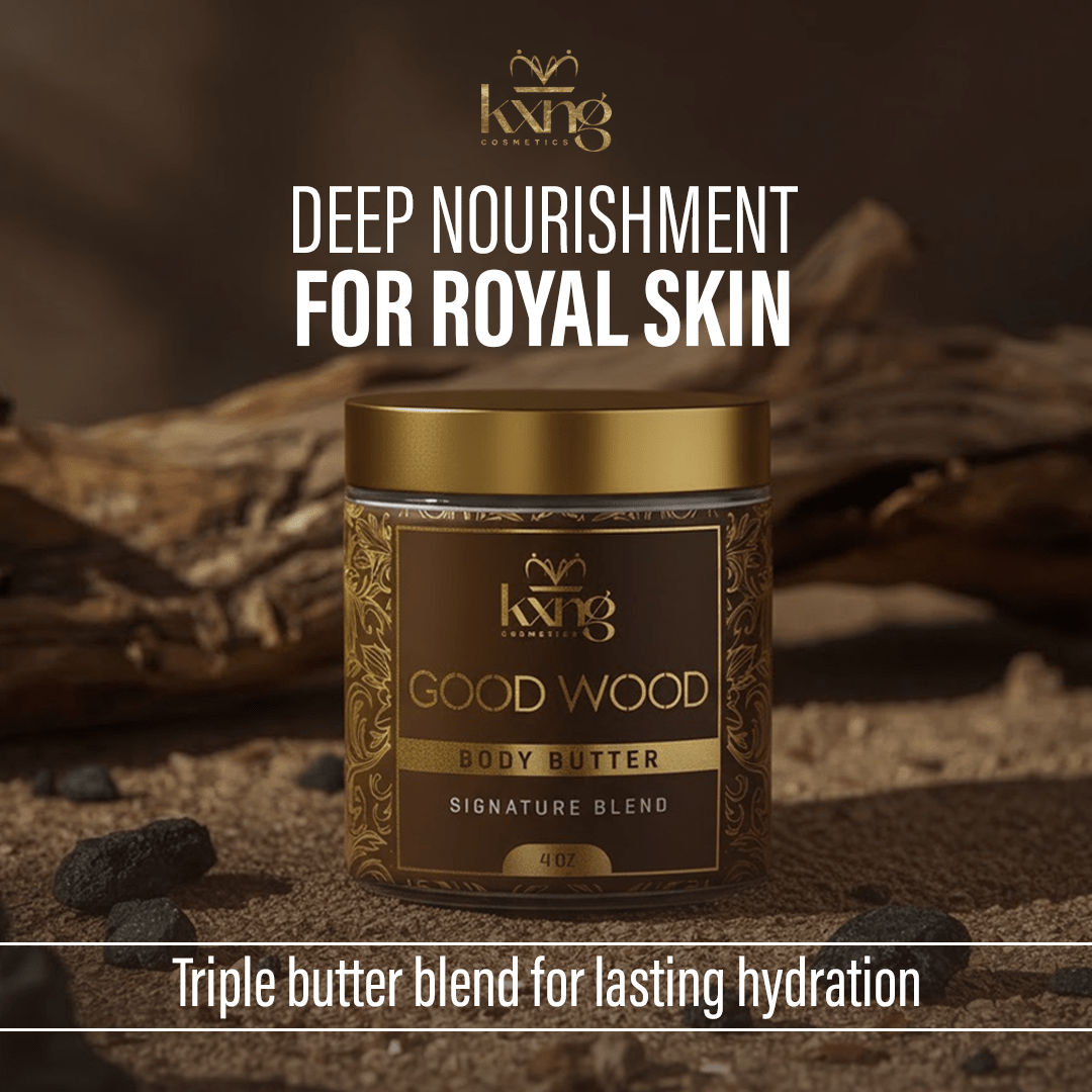Good Wood Body Butter for Men | Luxury Body Butter Moisturizer for Men - KXNG Cosmetics