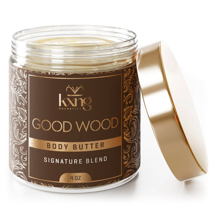 Good Wood Body Butter for Men | Luxury Body Butter Moisturizer for Men - KXNG Cosmetics