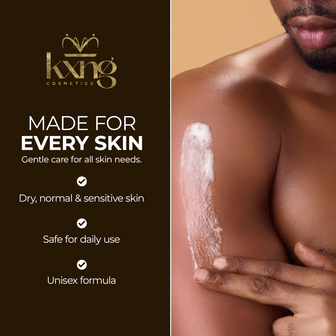 High Value Body Butter for Men | Luxury Body Butter Moisturizer for Men - KXNG Cosmetics
