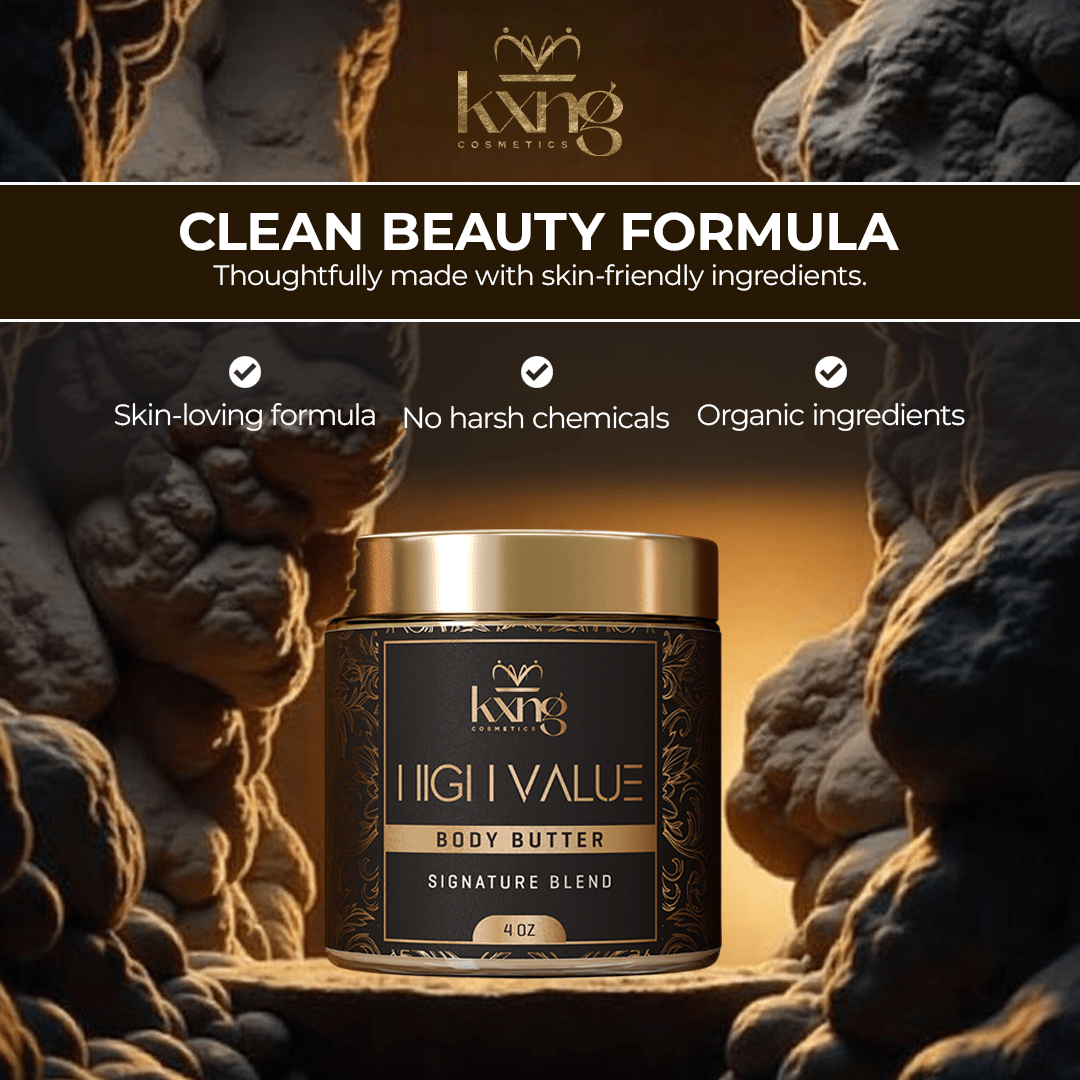 High Value Body Butter for Men | Luxury Body Butter Moisturizer for Men - KXNG Cosmetics