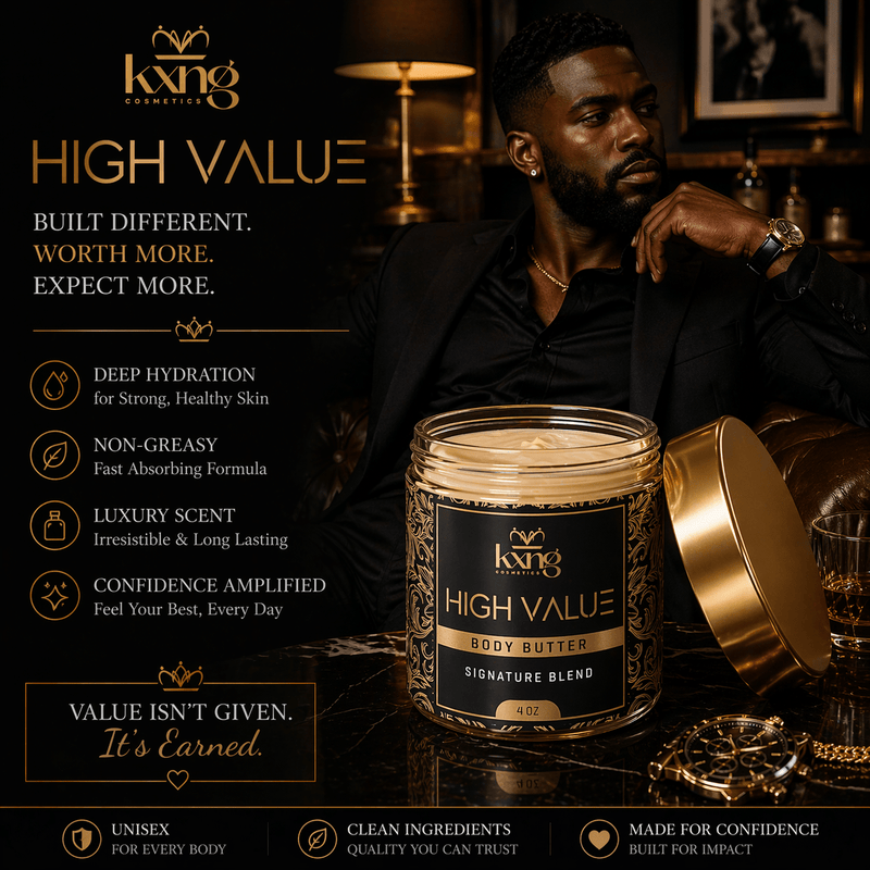 High Value Body Butter for Men | Luxury Body Butter Moisturizer for Men