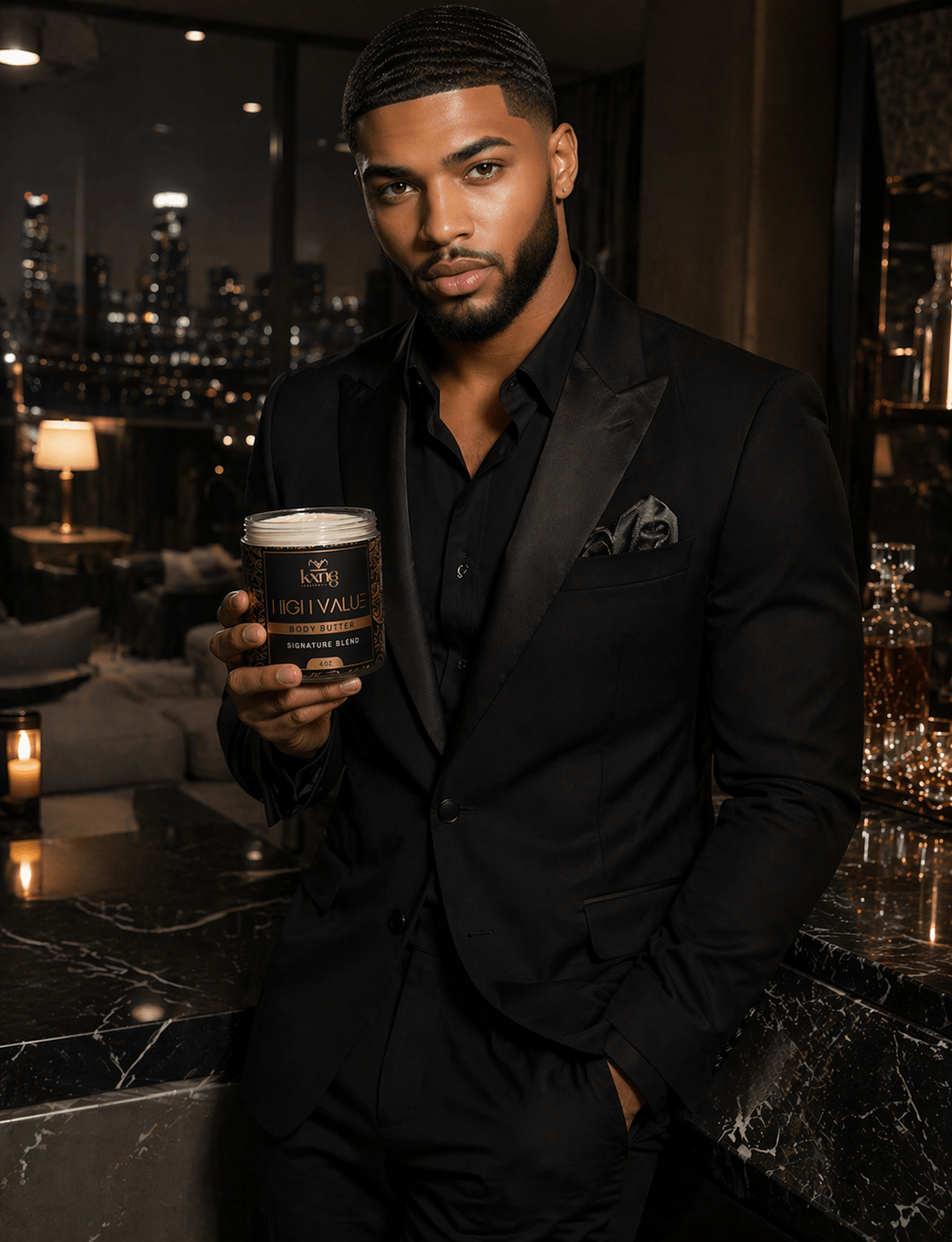 High Value Body Butter for Men | Luxury Body Butter Moisturizer for Men - KXNG Cosmetics
