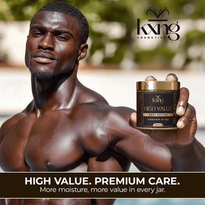 High Value Body Butter for Men | Luxury Body Butter Moisturizer for Men - KXNG Cosmetics