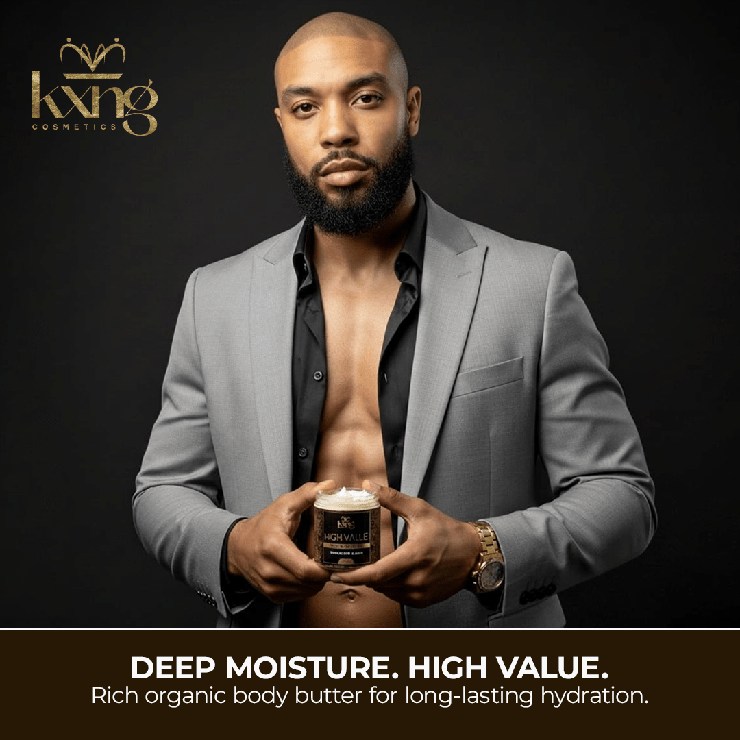 High Value Body Butter for Men | Luxury Body Butter Moisturizer for Men - KXNG Cosmetics