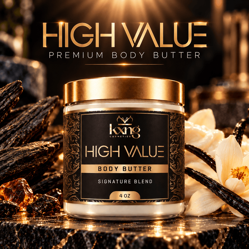 High Value Body Butter for Men — Smooth Vanilla Musk Whipped Shea Moisturizer