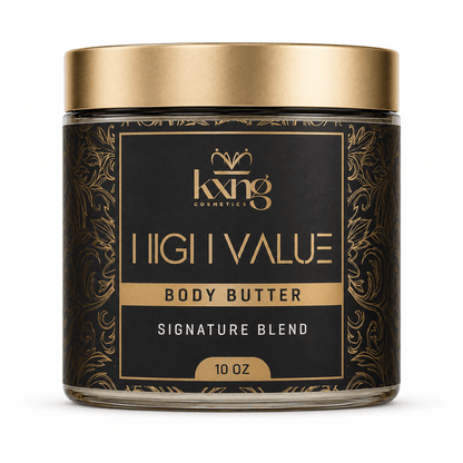 High Value Body Butter for Men — Smooth Vanilla Musk Whipped Shea Moisturizer - KXNG Cosmetics
