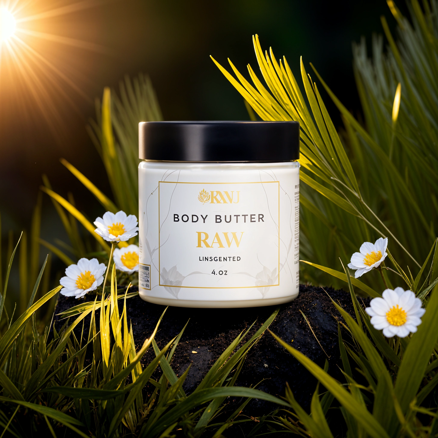 KXNG Cosmetics Body Butter - Organic Moisturizer (Unisex - All Skin Types)