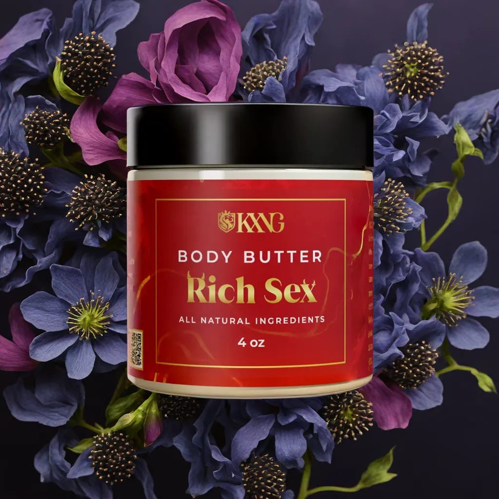 KXNG Cosmetics Body Butter - Organic Moisturizer for Men (All Skin Types)