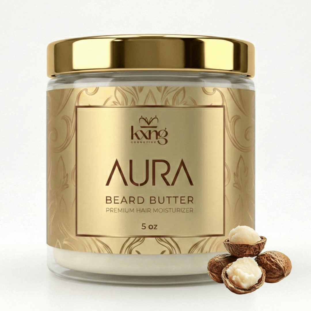 KXNG Cosmetics Aura Beard Butter - Organic Beard Softener & Hydrator for Men (5 oz) - KXNG Cosmetics