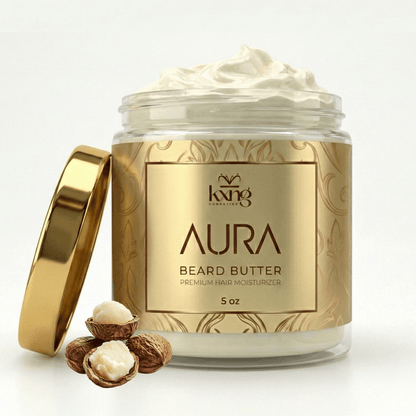 KXNG Cosmetics Aura Beard Butter - Organic Beard Softener & Hydrator for Men (5 oz) - KXNG Cosmetics