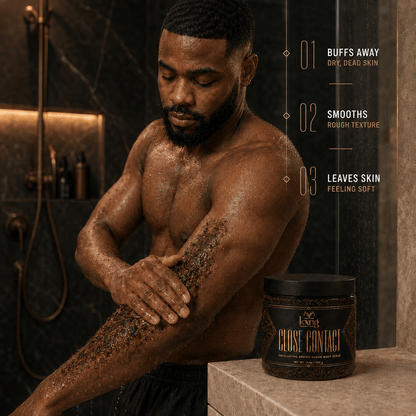 KXNG Cosmetics Close Contact — Exfoliating Brown Sugar Body Scrub - KXNG Cosmetics