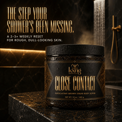 KXNG Cosmetics Close Contact — Exfoliating Brown Sugar Body Scrub - KXNG Cosmetics