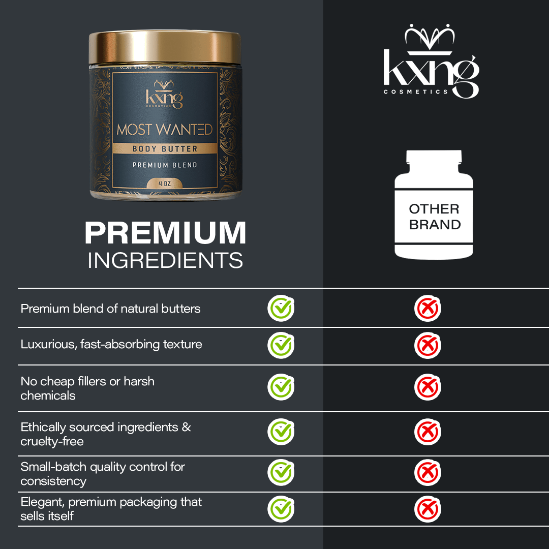 Most Wanted Body Butter | Luxury Body Butter Moisturizer - KXNG Cosmetics