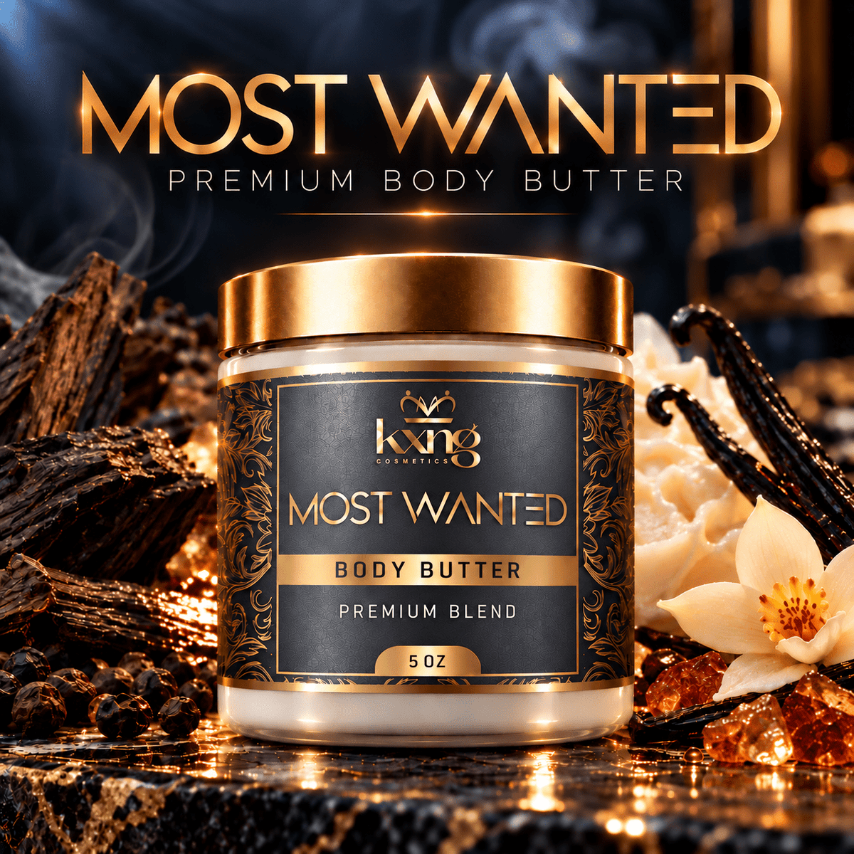 Most Wanted Body Butter — Tropical Floral Pheromone-Infused Unisex Whipped Shea Moisturizer - KXNG Cosmetics