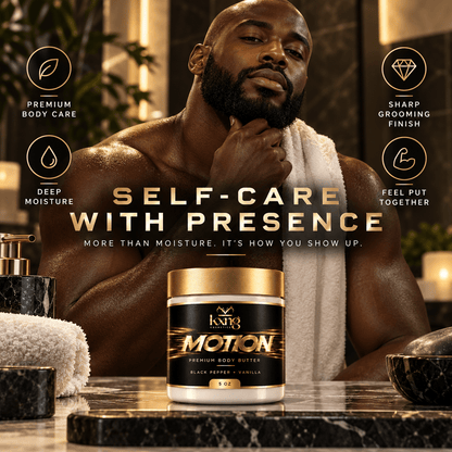 Motion Body Butter for Men — Pheromone-Infused Whipped Shea Moisturizer with Warm Spice - KXNG Cosmetics