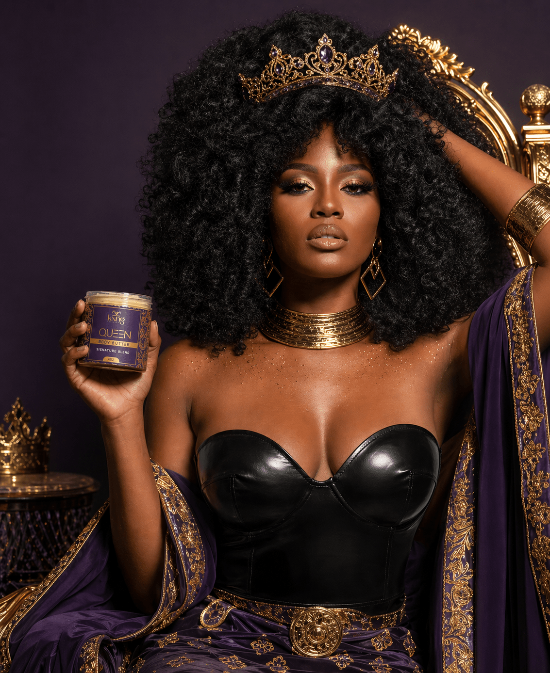Queen Body Butter for Women | Luxury Body Butter Moisturizer for Women - KXNG Cosmetics