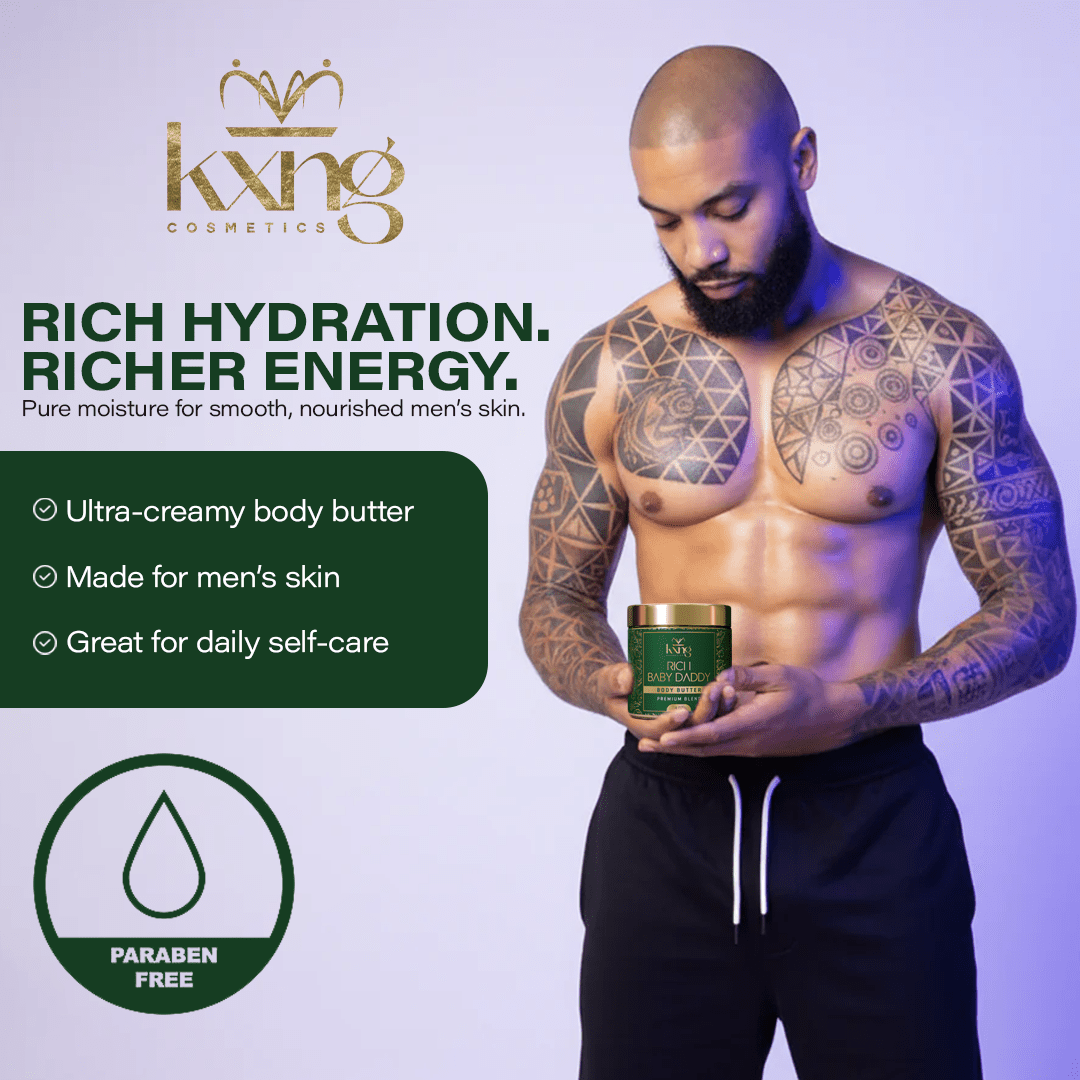 Rich Baby Daddy Body Butter for Men | Luxury Body Butter Moisturizer for Men - KXNG Cosmetics