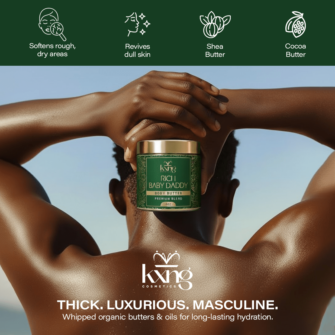 Rich Baby Daddy Body Butter for Men | Luxury Body Butter Moisturizer for Men - KXNG Cosmetics