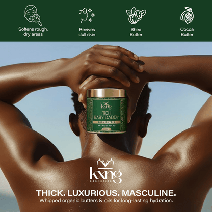 Rich Baby Daddy Body Butter for Men | Luxury Body Butter Moisturizer for Men - KXNG Cosmetics
