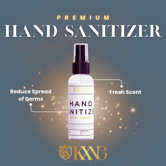 KXNG Cosmetics - Royal Cleanse Hand Sanitizer - 2 oz (Pack of 3)