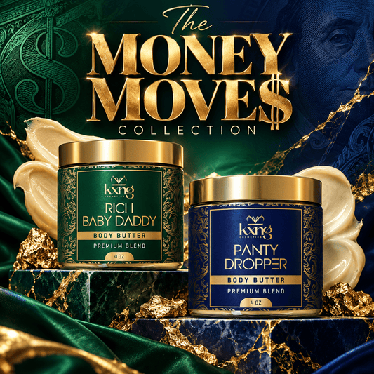 The Money Moves Collection — Rich Baby Daddy & Panty Dropper Men's Body Butter Bundle - KXNG Cosmetics