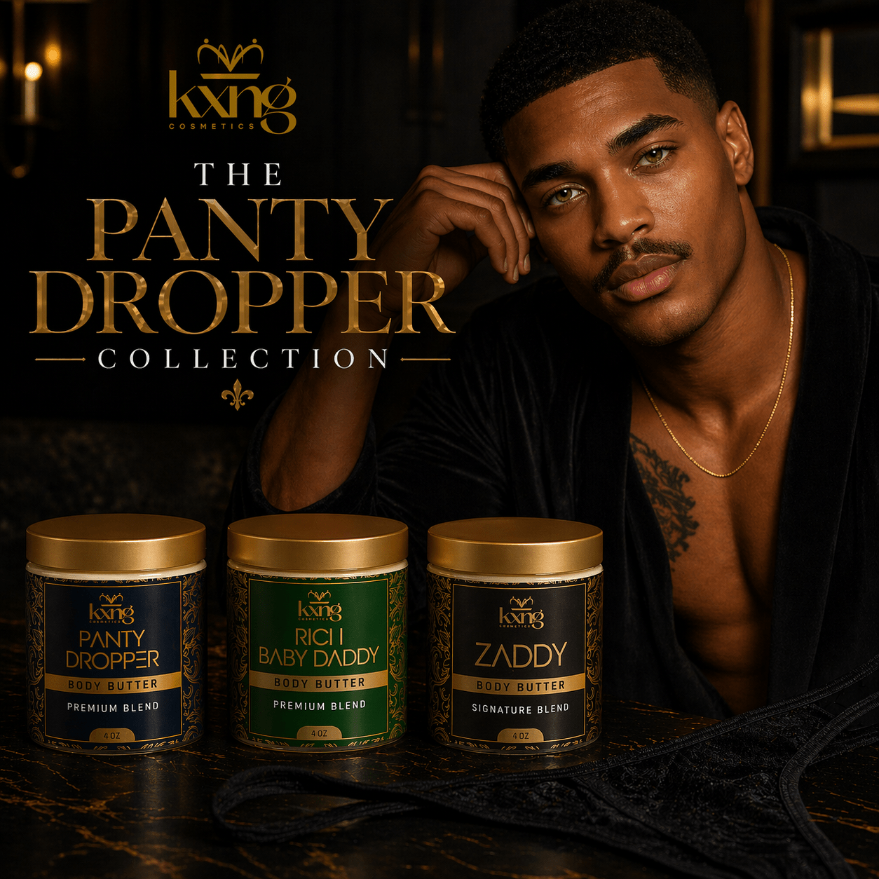 The Panty Dropper Collection | 3 Signature Body Butters - KXNG Cosmetics