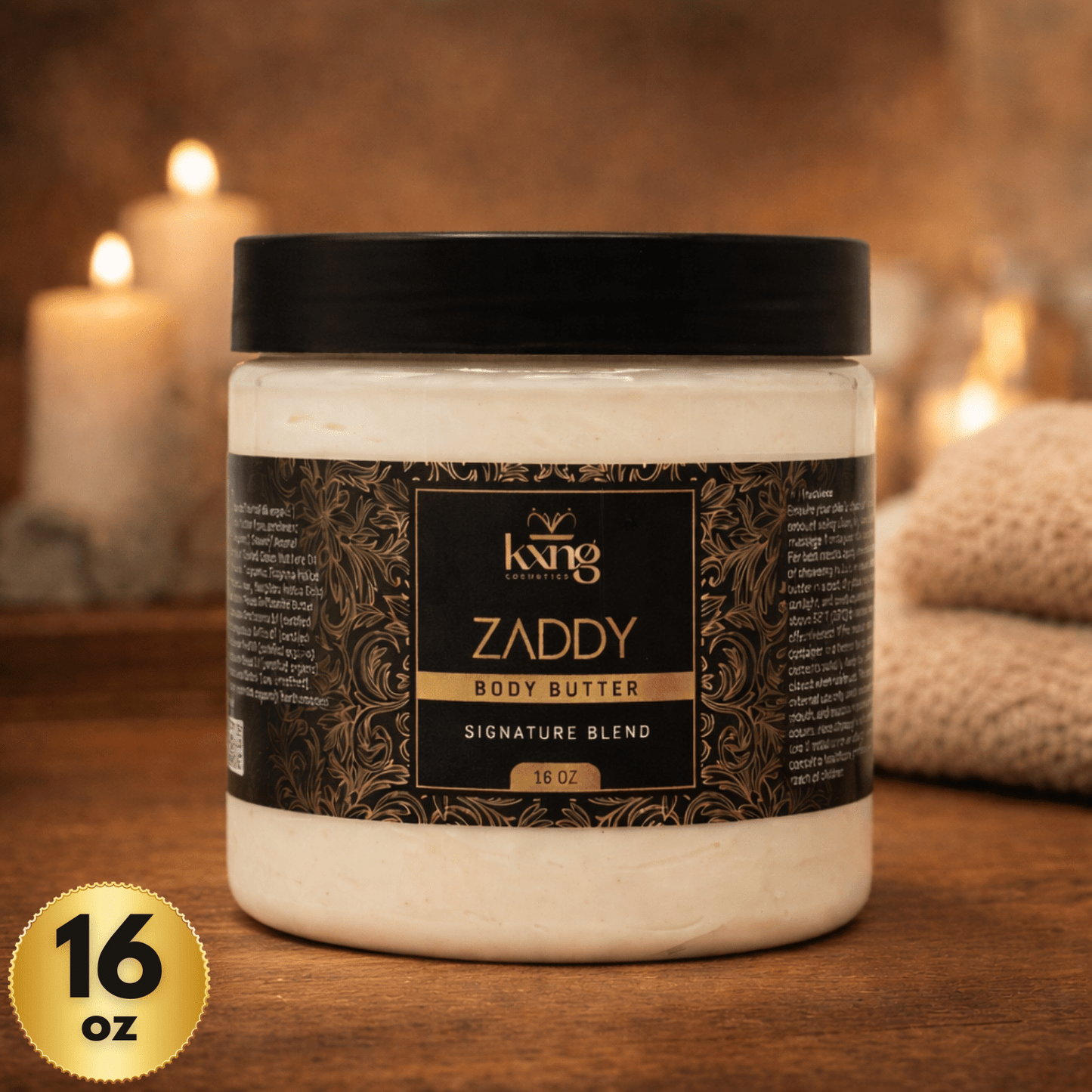 Zaddy Body Butter for Men | Luxury Body Butter Moisturizer for Men - KXNG Cosmetics